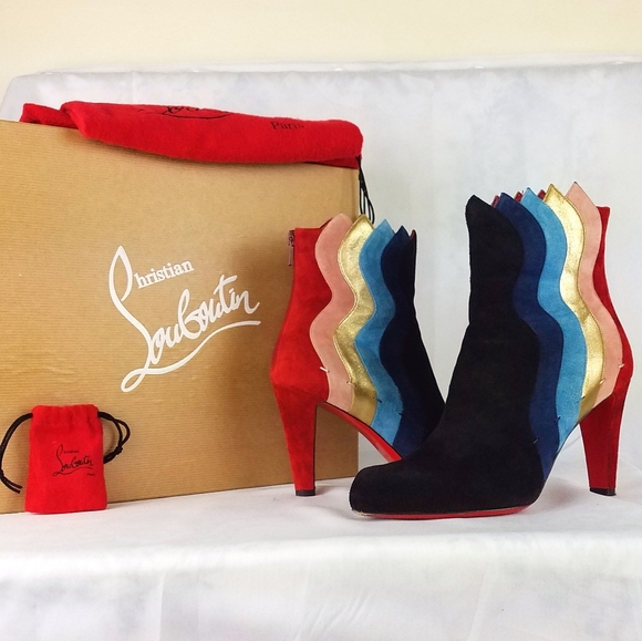 Christian Louboutin Shoes - Louboutin Suede Verve Boots